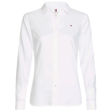 Camisa Tommy Hilfiger Feminina 1M87647512-100 02 - Branco