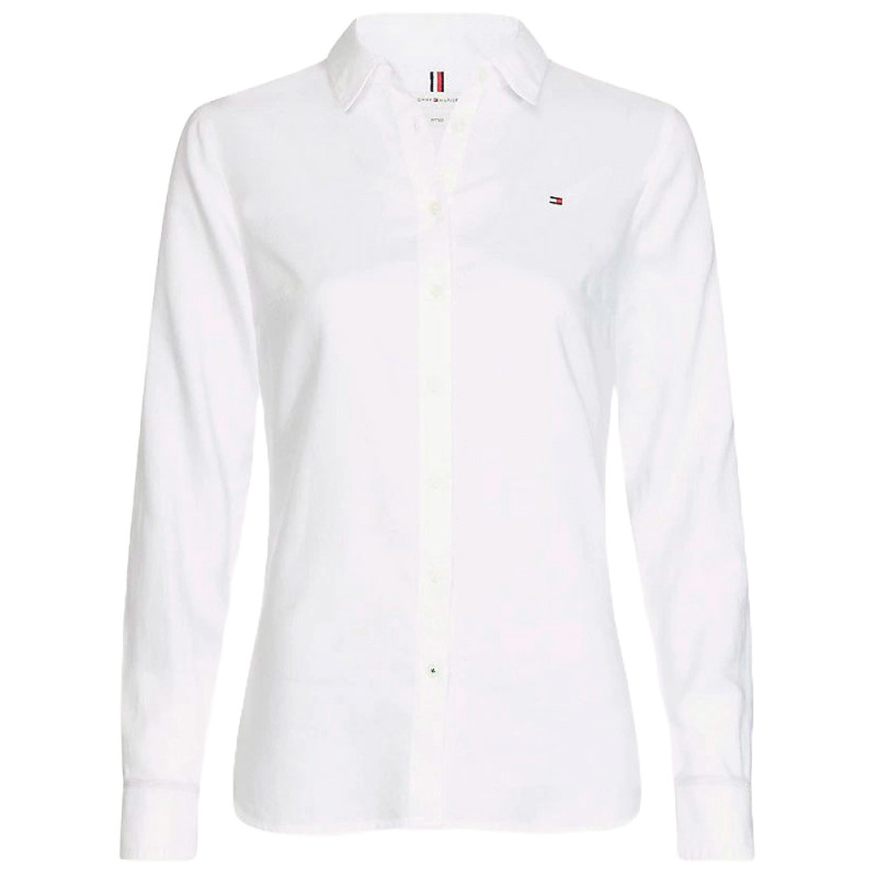 Camisa Tommy Hilfiger Feminina 1M87647512-100 10 - Branco