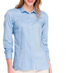 Camisa Tommy Hilfiger Feminina 1M87647512-474 10 - Azul...