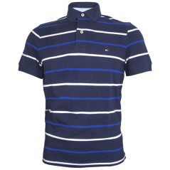 Camiseta Polo masculina Tommy Hilfiger Azul marino L