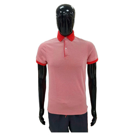 Camiseta Tommy Hilfiger Polo Masculino MW0MW00413-654 S - Vermelho