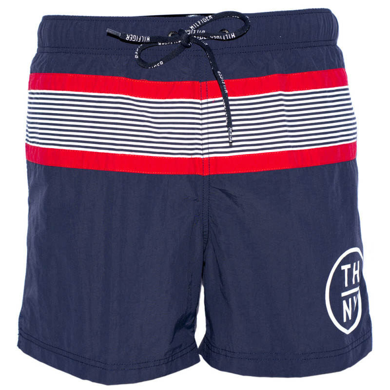 Short De Praia Tommy Hilfiger Masculino MW0MW00917-403 M - Azul Multi