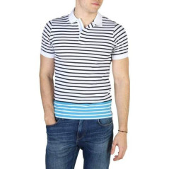 Polo Tommy Hilfiger MW0MW01259-902 L Blanco / Negro