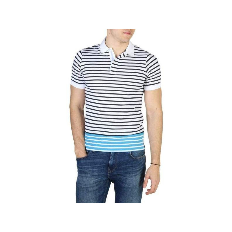 Camiseta Tommy Hilfiger Polo Masculino MW0MW01259-902 L Branco / Preto