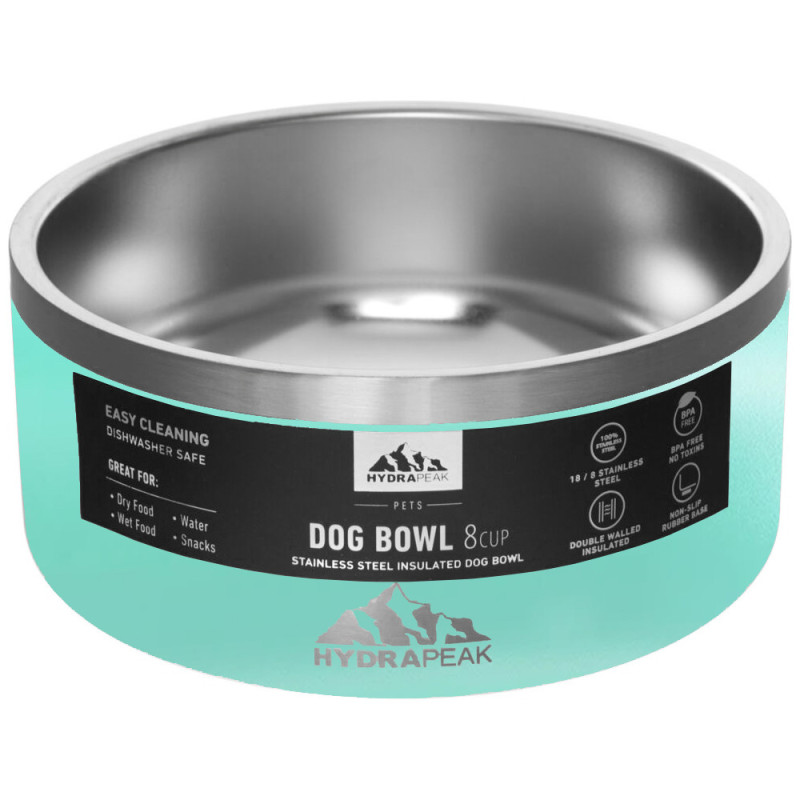 Comedero para perro HP-BOWL-8-AQUA Hydrapeak 2L - Agua Comedero