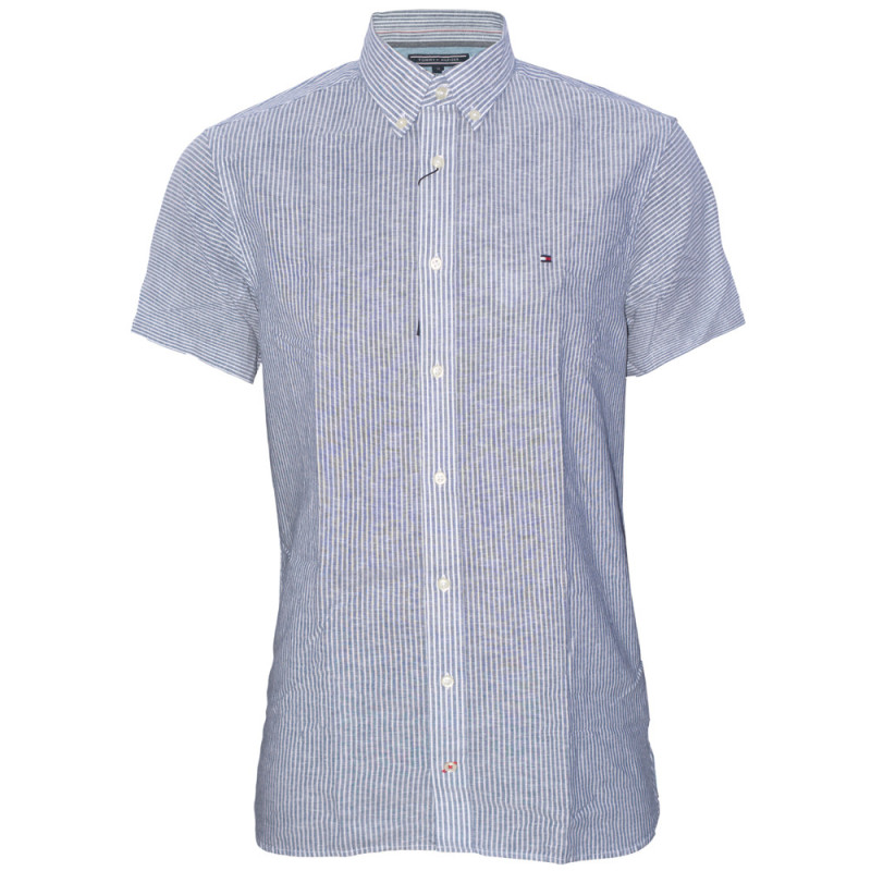Camisa Tommy Hilfiger Hombre S Gris MW0MW01554-902