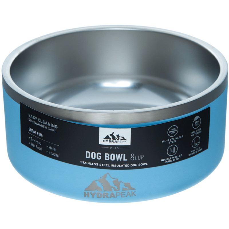Comedouro Para Cachorro Hydrapeak HP-BOWL-8-SKY 2L - Céu