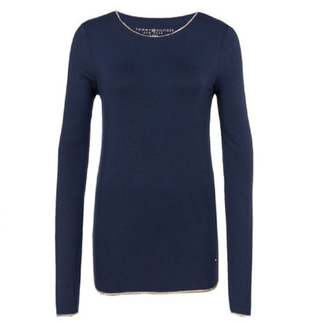 Blusa Tommy Hilfiger Feminina WW0WW14492-716 S - Azul Marinho