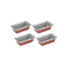 Cuisinart Mini Loaf Pans CMBM-4L - 4 Pieces, Steel Alloy