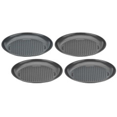 Kit Mini Formas de Pizza Cuisinart Antiaderente 4 Peças...