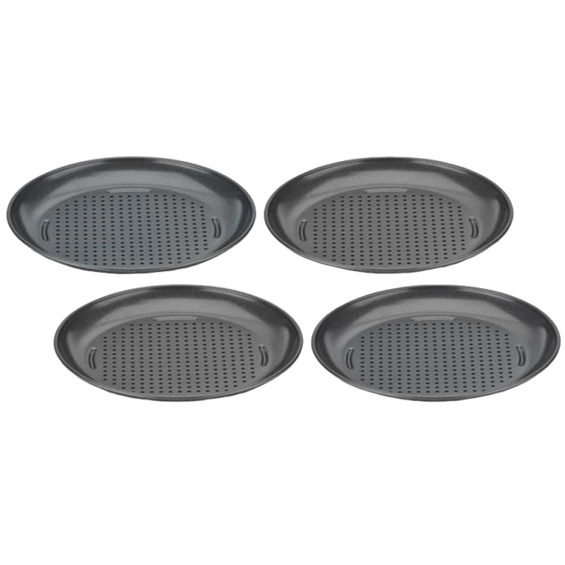 Kit Mini Formas de Pizza Cuisinart Antiaderente 4 Peças 18cm - CMBM-4PP