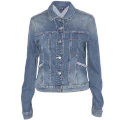 Jaqueta Jeans Tommy Hilfiger Feminina WW0WW16427-911 10 -...