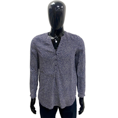 Blusa Tommy Hilfiger Feminina WW0WW19322-434 08 - Azul Com Detalhe