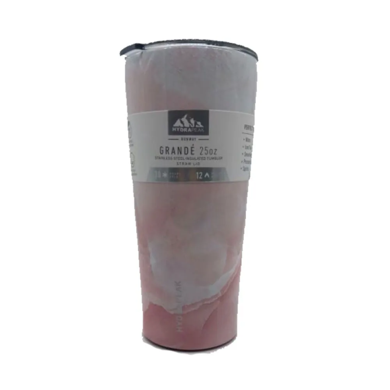 Copo Térmico Hydrapeak HP-GRANDE-25-PINKMRB 739ML - Rosa Marmore