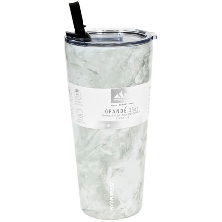 Copo Térmico Hydrapeak HP-GRANDE-25-WHITEMRB 739ML - Branco Marmore
