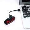 Luz Traseira Para Bicicleta Dlight CG-420R1 USB