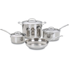 Jogo de Panelas Cuisinart 77-7P1 Inox - 7 Peças