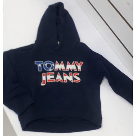 Moletom Tommy Hilfiger Infantil Feminina KG0KG03520-002 08 Azul