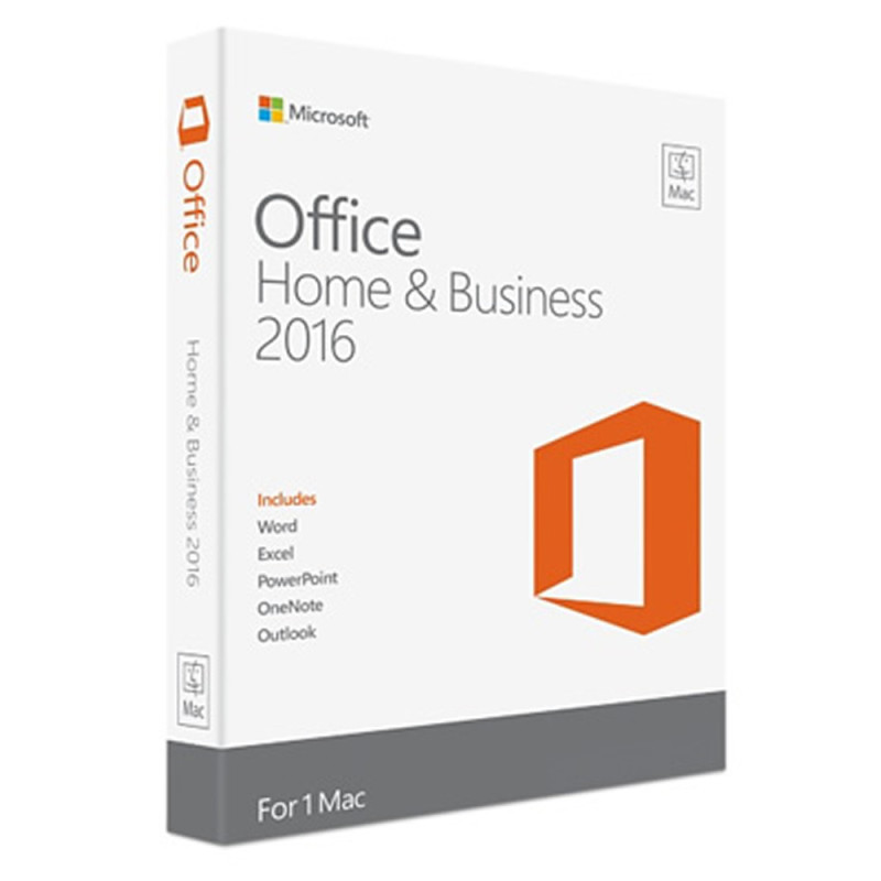 Microsoft Office 2016 Home & Business for Mac - W6F-00803