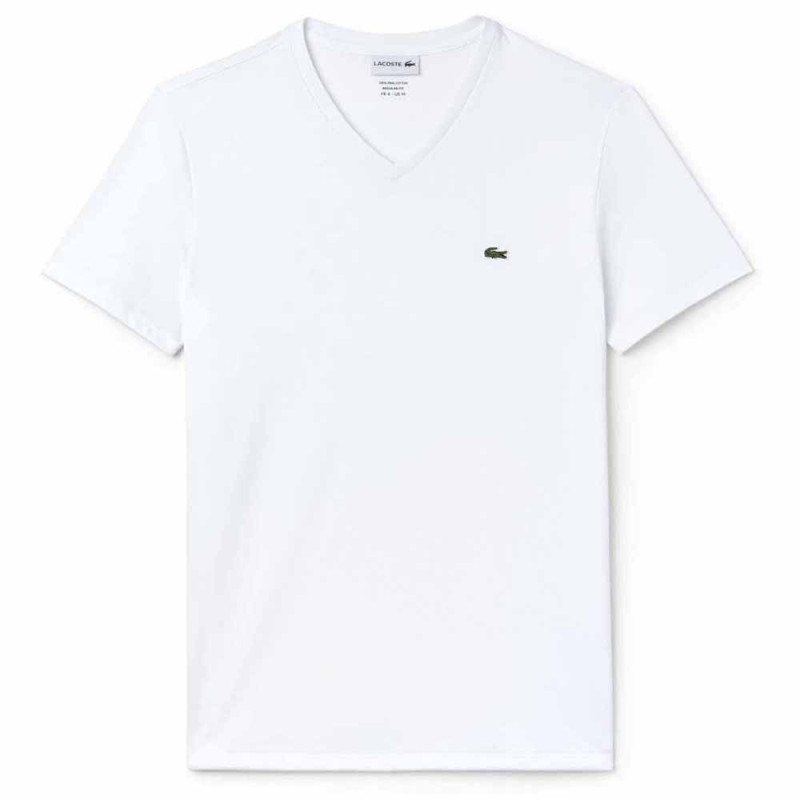 Camiseta Lacoste Masculino TH6710-001 07 - Branco