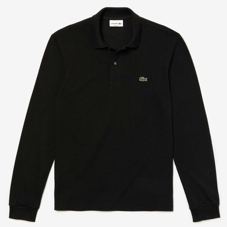 Polo Masculina Lacoste L1312-031 08 Preto - Elegante