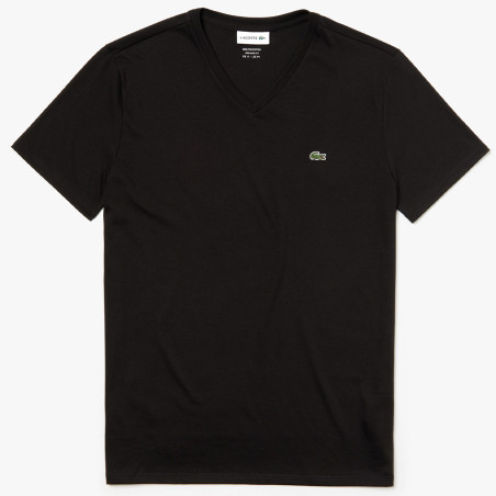 Camiseta Lacoste masculina TH6710-21-031 Negro Talla 06