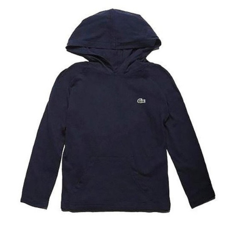Moletom Lacoste Infantil Masculino TJ4112-166 04A - Azul Marinho
