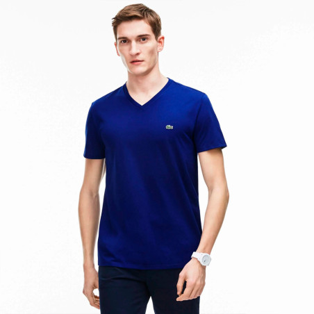 Camiseta Lacoste Masculino TH6710-S2P 04 Azul - Casual
