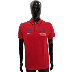Camiseta La Martina Polo Masculino S.EQ.KMP323 05 Oxford...