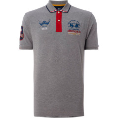 Camiseta La Martina Polo Masculino S.EQ.KMP323 04 Oxford...