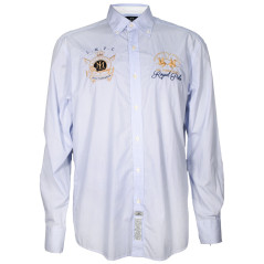 Camisa La Martina Masculino EQ.KMC310-03 M - Blue Bell