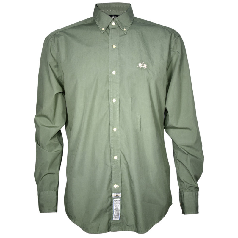 Camisa La Martina Masculino Lisa Duck-03 M Green Regular