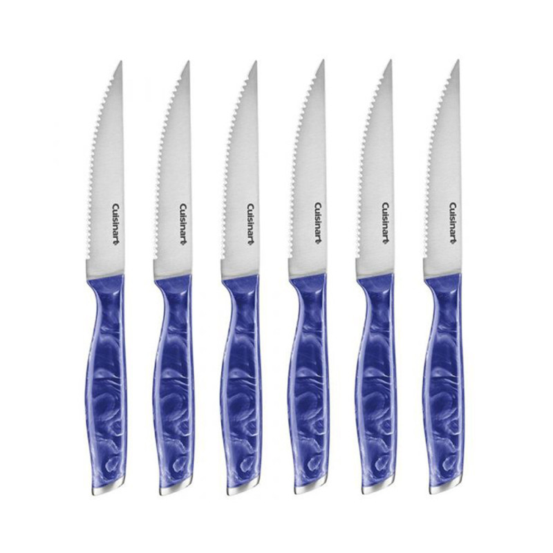 Jogo De Facas Cuisinart C77MB-6PSKB Marmoreada Azul - 6 Peças
