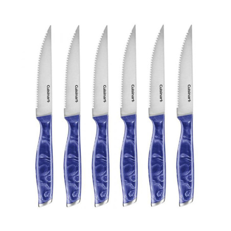 Jogo De Facas Cuisinart C77MB-6PSKB Marmoreada Azul - 6 Peças