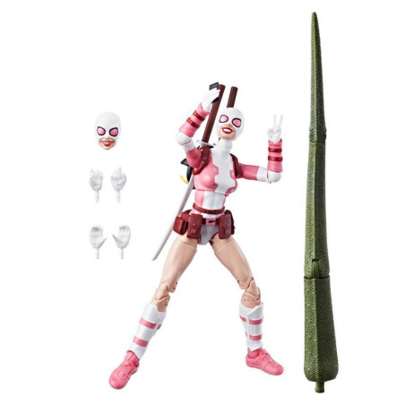 Muñeca Marvel Legends Hasbro E1301 Gwenpool 15cm Coleccionable