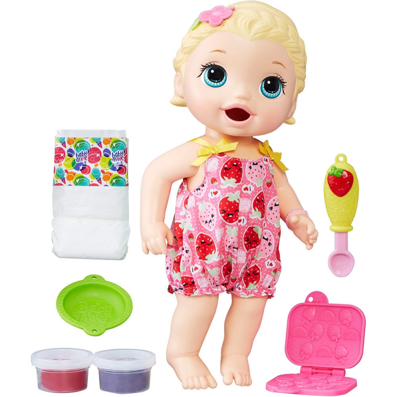 Muñeca Baby Alive Hasbro Lanchitos Lily 30cm - C2697