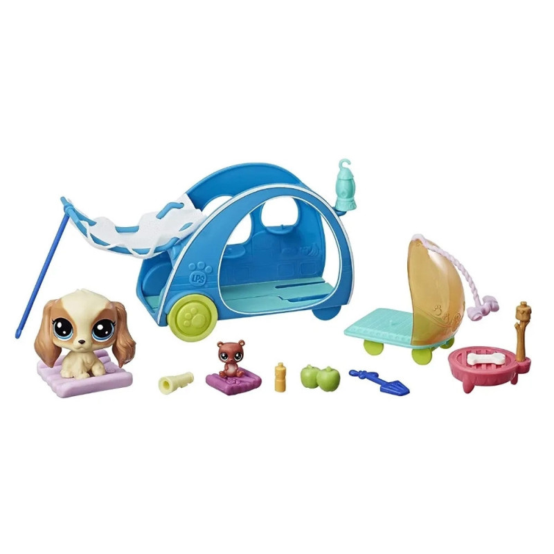 Hasbro Littlest Pet Shop Cozy Camper E2103 Mini Playset