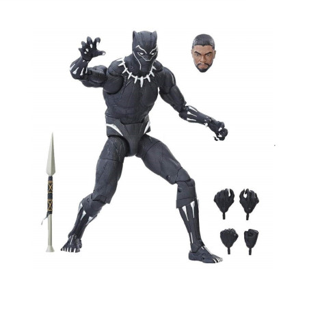 Boneco Hasbro Avengers E1199 Black Panther - 12 polegadas