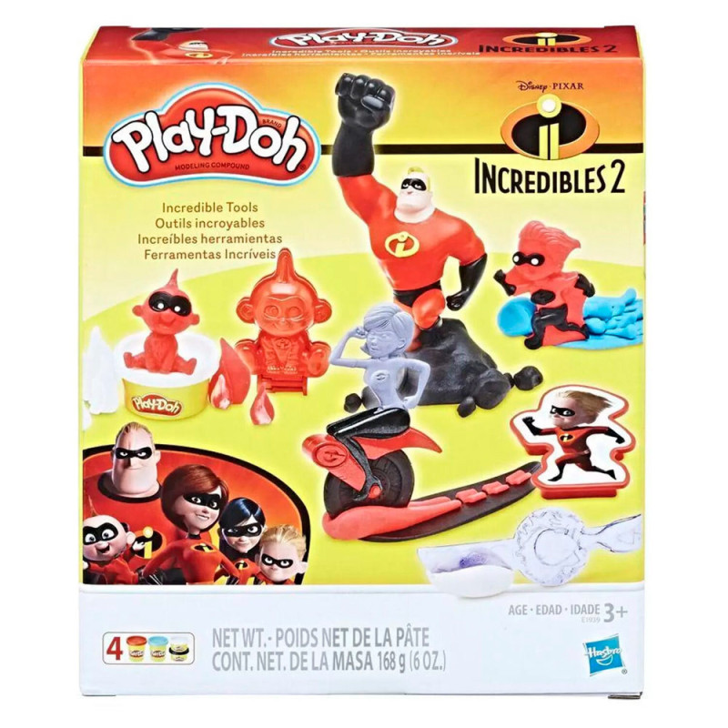 Massa de modelar Hasbro Play Doh Os Incriveis E1939