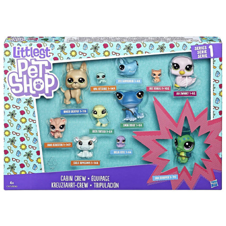 Hasbro Littlest Pet Shop C1673 Crew Pack - 11 pieces