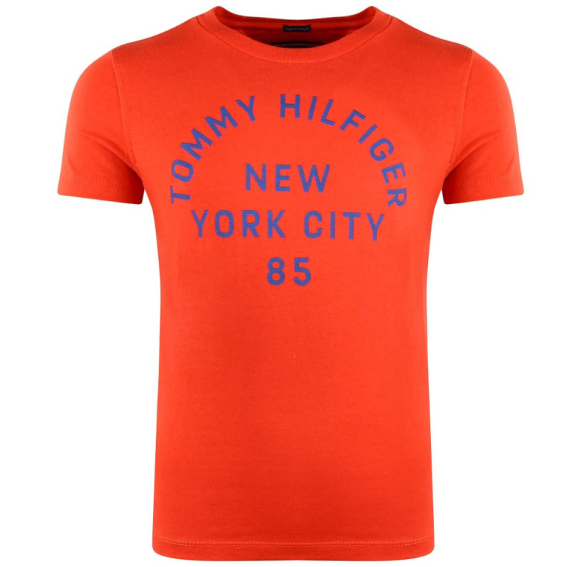Tommy Hilfiger Men's T-Shirt KB0KB03911-610 Red Size 06