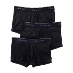 Cueca Calvin Klein NB1289-001 S Preto - 3 Peças Conforto