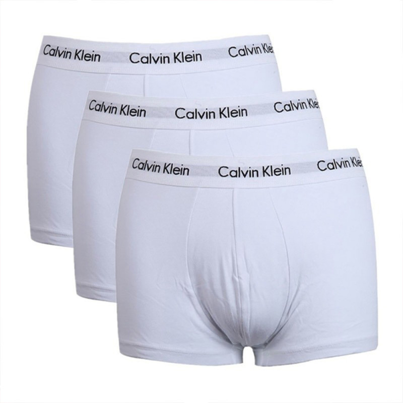 Cueca Calvin Klein Masculino NU2664-100 L  Branco - 3 Peças
