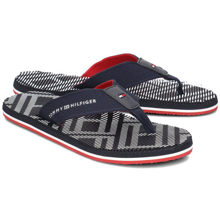 Chinelo Tommy Hilfiger Masculino FM0FM01366403-403 40 Azul Marinho
