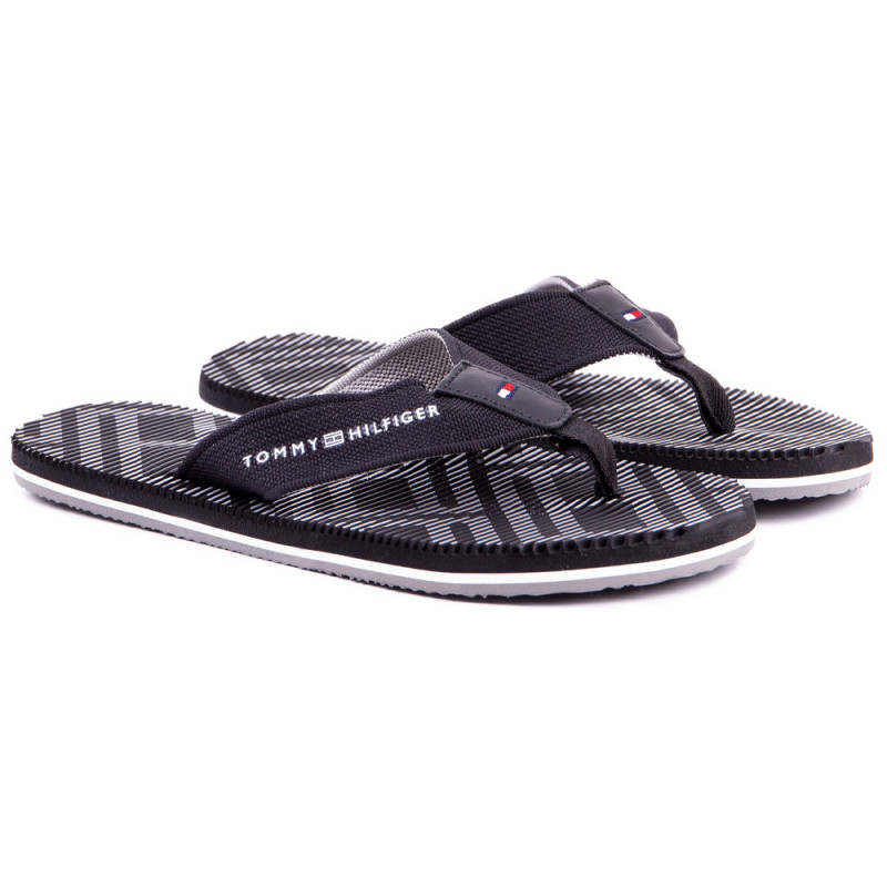Chancla Tommy Hilfiger Masculina FM0FM01366990-990 Negra