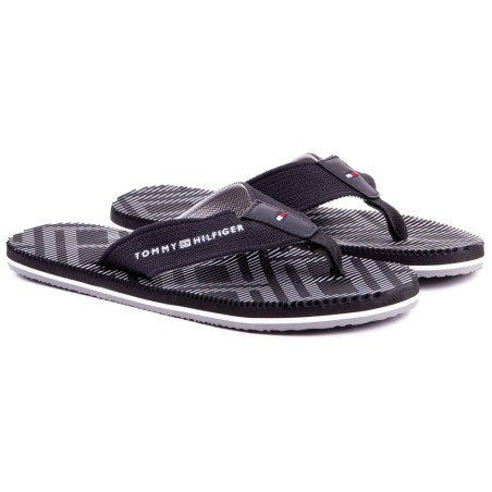 Chancla Tommy Hilfiger Masculina FM0FM01366990-990 Negra