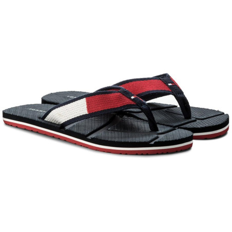 Chancla Masculina FM0FM01368403-403 Tommy Hilfiger Azul Marinho