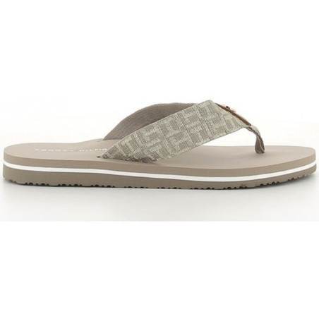 Chinelo Tommy Hilfiger Feminina FW0FW02364068-068 Beige