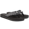 Chancla Tommy Hilfiger femenina FW0FW02364990-990 Negro 37