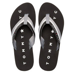 Chancla Femenina Tommy Hilfiger FW0FW02370990-990 Negro 39